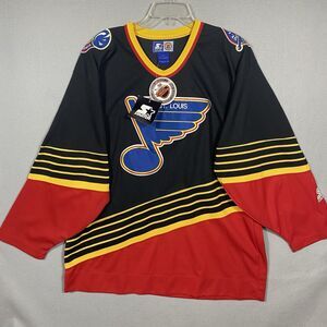 NEW Vintage St. Louis Blues NHL Jersey Starter 90s L Western Conference Patch
